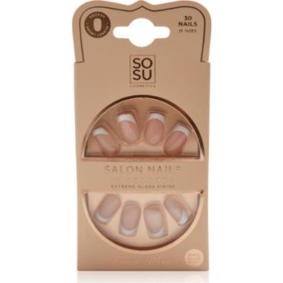 SOSU Cosmetics Salon Nails French Mani sztuczne paznokcie odcień French Mani 30 szt.