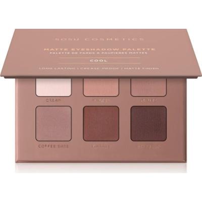 SOSU Cosmetics Matte Eyeshadow Palette paleta cieni do powiek odcień Cool 6x1.3 g