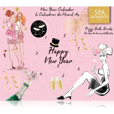 Spa Moments Happy New Year Sparkling Bath Bombs kalendarz noworoczny