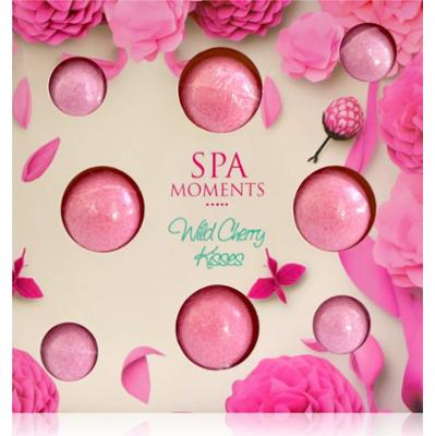 Spa Moments Wild Cherry Kisses musujące kule do kąpieli