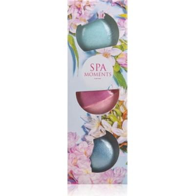 Spa Moments Fizzy Bath Bombs Shea Butter musujące kule do kąpieli z masłem shea