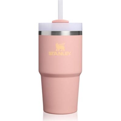 Stanley Quencher H2.O FlowState™ Tumbler kubek ze stali nierdzewnej ze słomką mały Peach Rose 590 ml