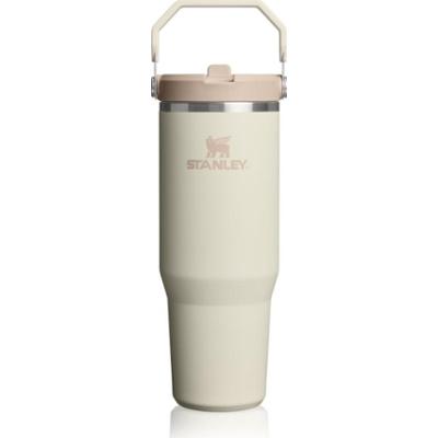 Stanley IceFlow™ Flip Straw 2.0 Tumbler butelka termiczna ze stali nierdzewnej Cream 890 ml