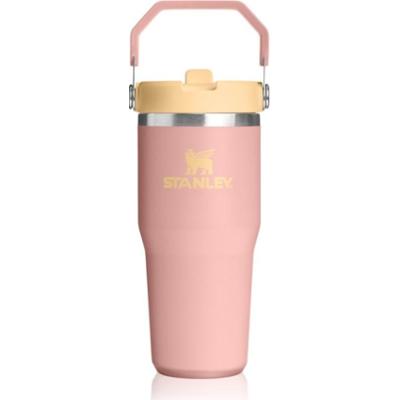 Stanley IceFlow™ Flip Straw 2.0 Tumbler butelka termiczna ze stali nierdzewnej Peach Rose 410 ml