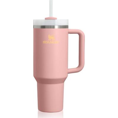 Stanley Quencher H2.O FlowState™ Tumbler kubek ze stali nierdzewnej ze słomką duży Peach Rose 1180 ml
