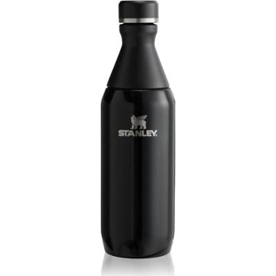 Stanley All Day Slim Bottle butelka na wodę ze stali nierdzewnej mała Black Gloss 350 ml