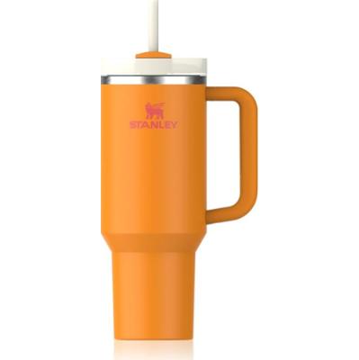 Stanley Quencher H2.O FlowState™ Tumbler kubek ze stali nierdzewnej ze słomką duży Goldenrod Coral 1180 ml