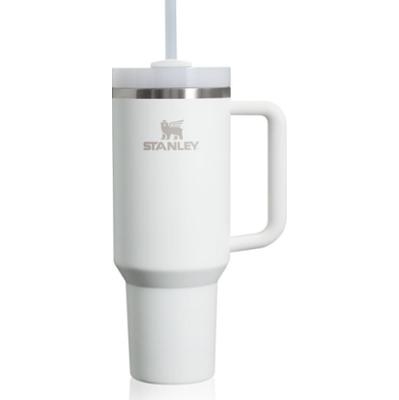 Stanley Quencher H2.O FlowState™ Tumbler kubek ze stali nierdzewnej ze słomką duży Frost 1180 ml