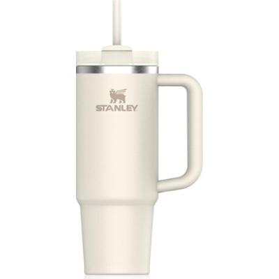 Stanley Quencher H2.O FlowState™ Tumbler kubek ze stali nierdzewnej ze słomką średni Cream 890 ml