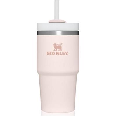 Stanley Quencher H2.O FlowState™ Tumbler kubek ze stali nierdzewnej ze słomką mały Rose Quartz 600 ml