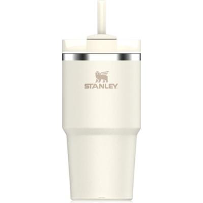 Stanley Quencher H2.O FlowState™ Tumbler kubek ze stali nierdzewnej ze słomką mały Cream 2.0 600 ml