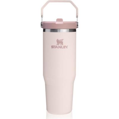 Stanley IceFlow™ Flip Straw Tumbler butelka na wodę ze stali nierdzewnej Rose Quartz 890 ml