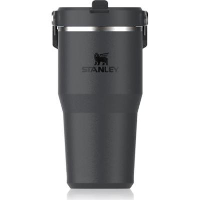 Stanley IceFlow™ Flip Straw Tumbler butelka na wodę ze stali nierdzewnej Black 2.0 600 ml