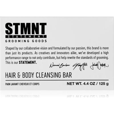STMNT Care Hair & Body Cleansing Bar mydło oczyszczające w kostce do włosów, zarostu i ciała 125 g