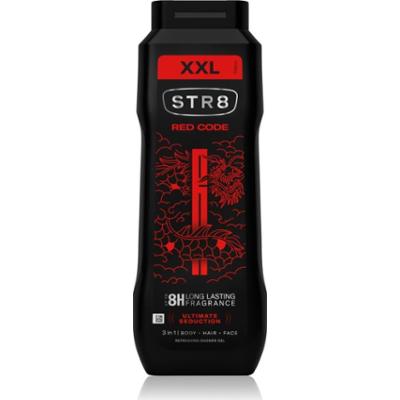 STR8 Red Code Shower Gel żel pod prysznic 3 w 1 dla mężczyzn 750 ml