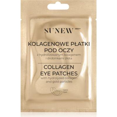 SUNEWMED+ Brightening Collagen Eye Patches kolagenowe płatki pod oczy z hydrolizowaneym kolaganem i drobinkami złota 2 szt.