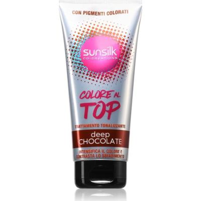 Sunsilk Top Colour intensywna pielęgnacja szampon neutralizujący rude odcienie Deep Chocolate 180 ml