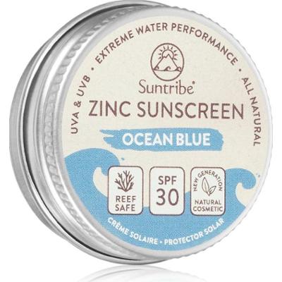 Suntribe Mini Zinc Sunscreen mineralny krem ochronny do twarzy i ciała SPF 50 Ocean Blue 15 g