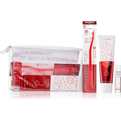 Swissdent Extreme Promo Kit zestaw do pielęgnacji zębów do bezpiecznego wybielania i ochrony szkliwa