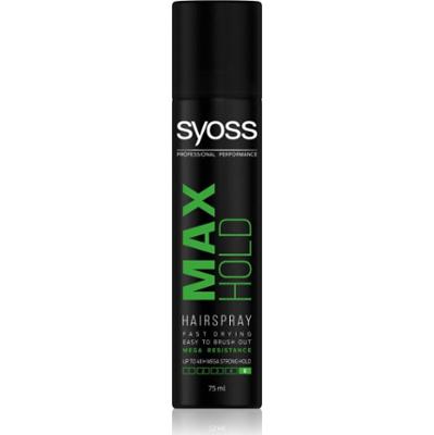 Syoss Max Hold lakier do włosów bardzo mocno utrwalający mini 75 ml