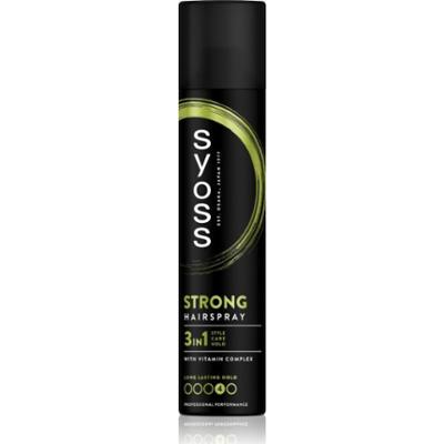 Syoss Strong Hold Hairspray mocno utrwalający lakier do włosów 3 w 1 300 ml