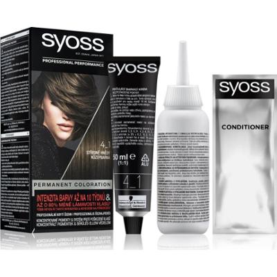 Syoss Permanent Color trwała farba do włosów odcień 4_1 Medium Brown 1 szt.