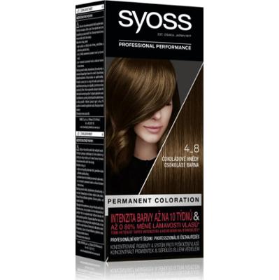 Syoss Permanent Color trwała farba do włosów odcień 4_8 Chocolate Brown 1 szt.
