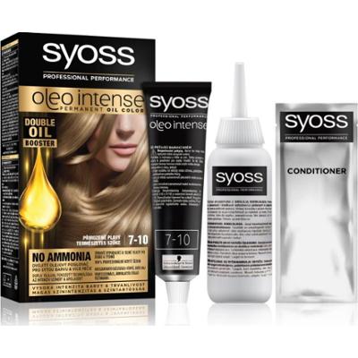 Syoss Oleo Intense trwała farba do włosów z olejem odcień 7-10 Natural Blond 1 szt.