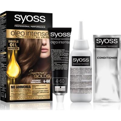 Syoss Oleo Intense trwała farba do włosów z olejem odcień 4-60 Gold Brown 1 szt.