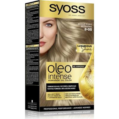 Syoss Oleo Intense trwała farba do włosów z olejem odcień 8-05 Beige Blond 1 szt.