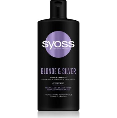 Syoss Intense Blonde szampon fioletowy do blond i siwych włosów 440 ml