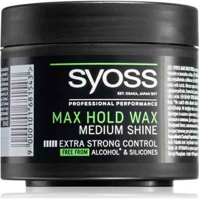 Syoss Max Hold wosk do stylizacji bardzo mocno utrwalający 150 ml