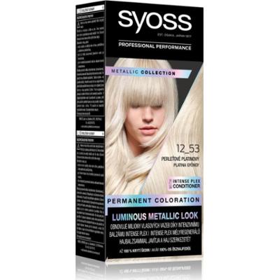 Syoss Color Metallic Collection trwała farba do włosów odcień 12_53 Platinum Pearl 1 szt.