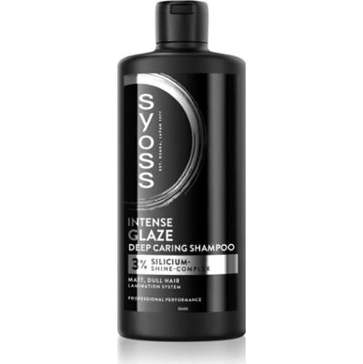 Syoss Intense Glaze szampon odżywczy do włosów osłabionych, bez połysku 440 ml