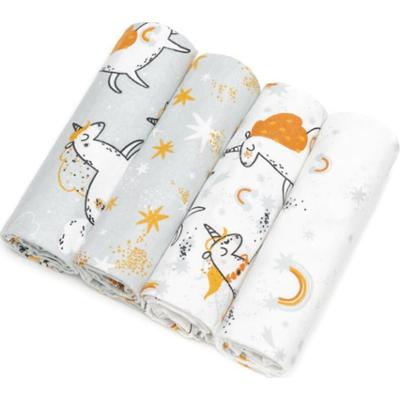T-TOMI Cloth Diapers Unicorns pieluchy wielorazowe 76x76 cm 4 szt.