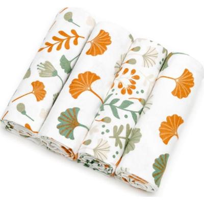 T-TOMI Cloth Diapers Ginkgo Leafs pieluchy wielorazowe 76x76 cm 4 szt.