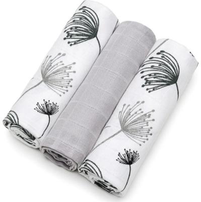 T-TOMI TETRA Cloth Diapers HIGH QUALITY pieluchy wielorazowe Dandelions 70x70 cm 3 szt.