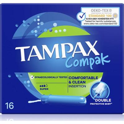 Tampax Compak Super tampony z aplikatorem 16 szt.