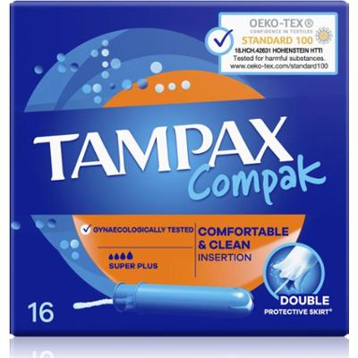 Tampax Compak Super Plus tampony z aplikatorem 16 szt.