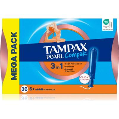 Tampax Pearl Compak Super Plus tampony z aplikatorem 36 szt.