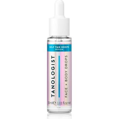 TANOLOGIST Self Tan Drops krople samoopalające do twarzy i ciała odcień Medium 30 ml