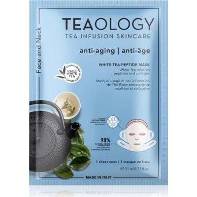 Teaology White Tea Peptide Mask maska w płacie intensywnie napinająca i rozjaśniająca skórę 21 ml