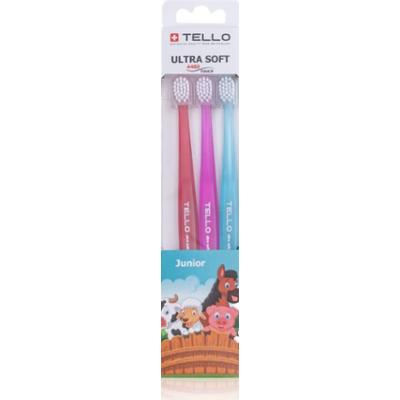 TELLO 4480 Junior 3pack szczoteczka do zębów dla dzieci 3 szt.