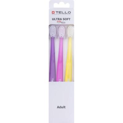 TELLO 6240 Ultra Soft 3pack szczoteczka do zębów 3 szt.