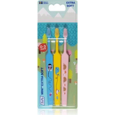 TePe Mini 0-3 year szczoteczki do zębów 3 szt.