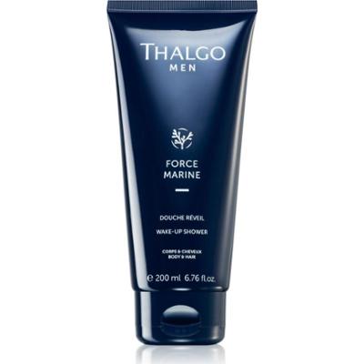 Thalgo Force Marine Wake-Up Shower pobudzający żel pod prysznic do ciała i włosów dla mężczyzn 200 ml