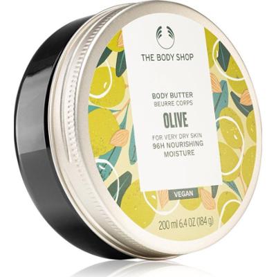 The Body Shop Olive Body Butter intensywnie nawilżające masło do ciała do bardzo suchej skóry 200 ml