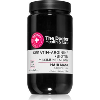 The Doctor Keratin + Arginine + Biotin Maximum Energy maseczka keratynowa do włosów 946 ml