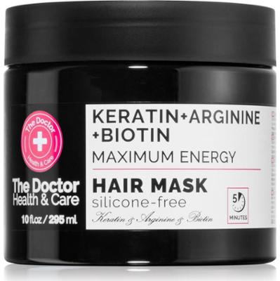 The Doctor Keratin + Arginine + Biotin Maximum Energy maseczka keratynowa do włosów 295 ml