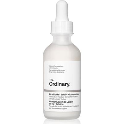The Ordinary Rice Lipids + Ectoin Microemulsion lekka emulsja nawilżająca do łagodzenia 60 ml